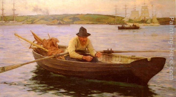 Henry Scott Tuke The Fisherman